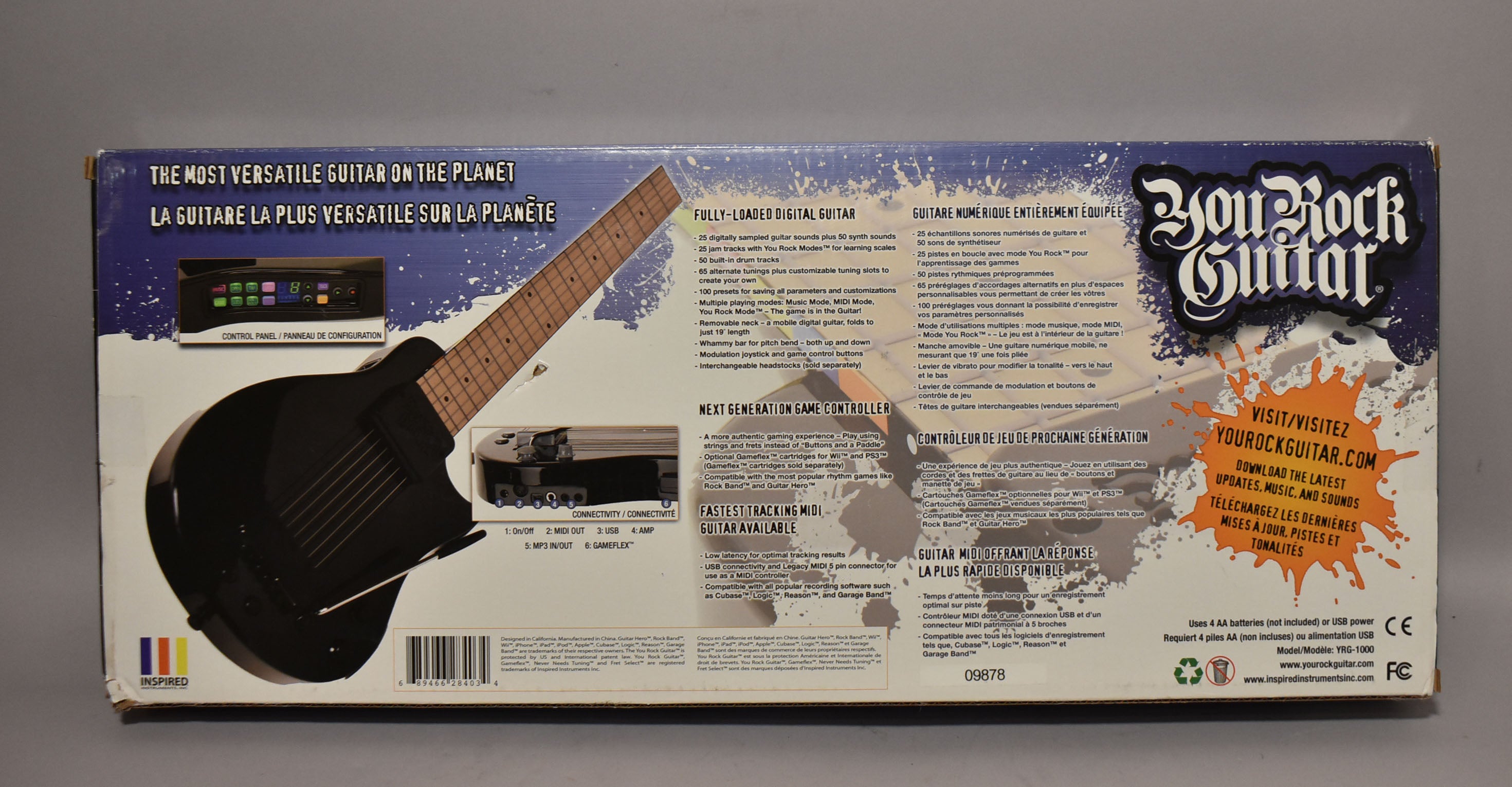 値下げ！YOU ROCK GUITARS YRG-1000 GEN2 You Rock Guitar YRG-1000 Gen2 MIDI Guitar Black – Imperial Vintage