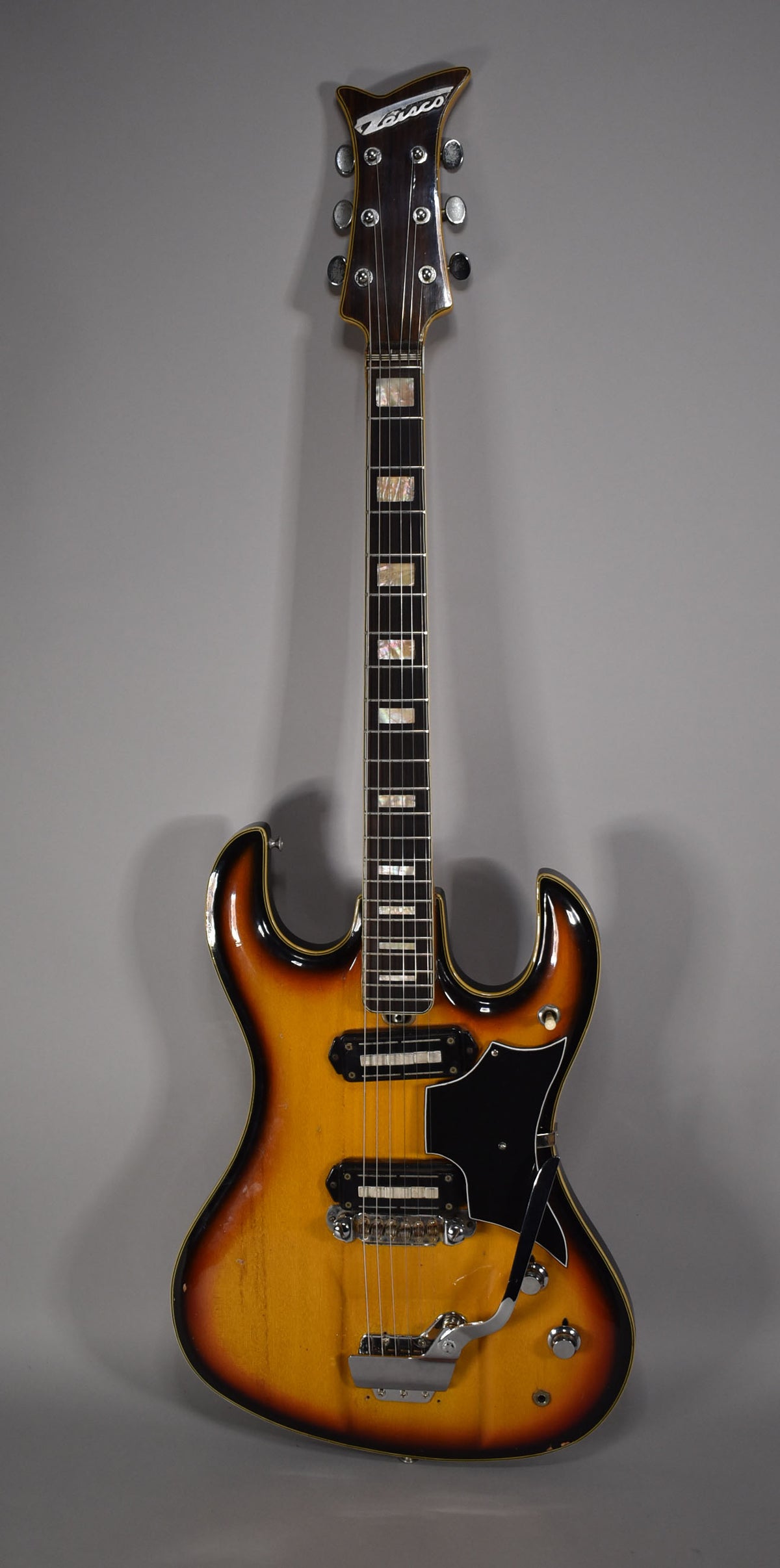 c. 1960s Teisco DG-67 Deluxe | 3-Color Sunburst Finish – Imperial