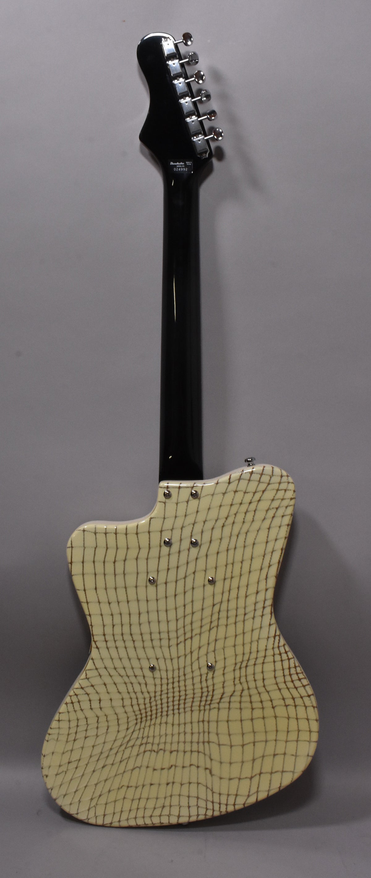 2002 Danelectro '67 Heaven Hawk Cream Alligator Finish w/Gig Bag