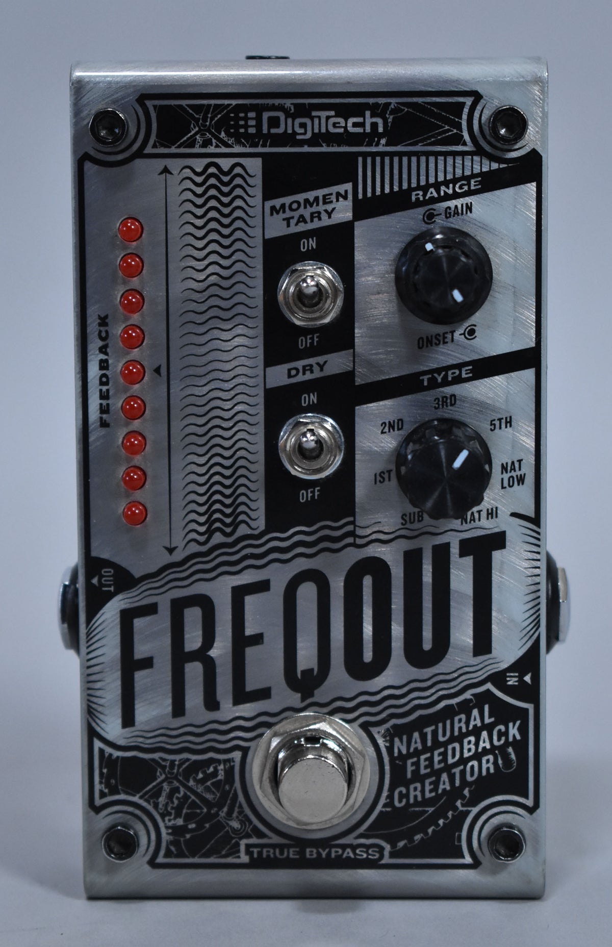 DigitTech FreqOut Natural Feedback Creator Pedal