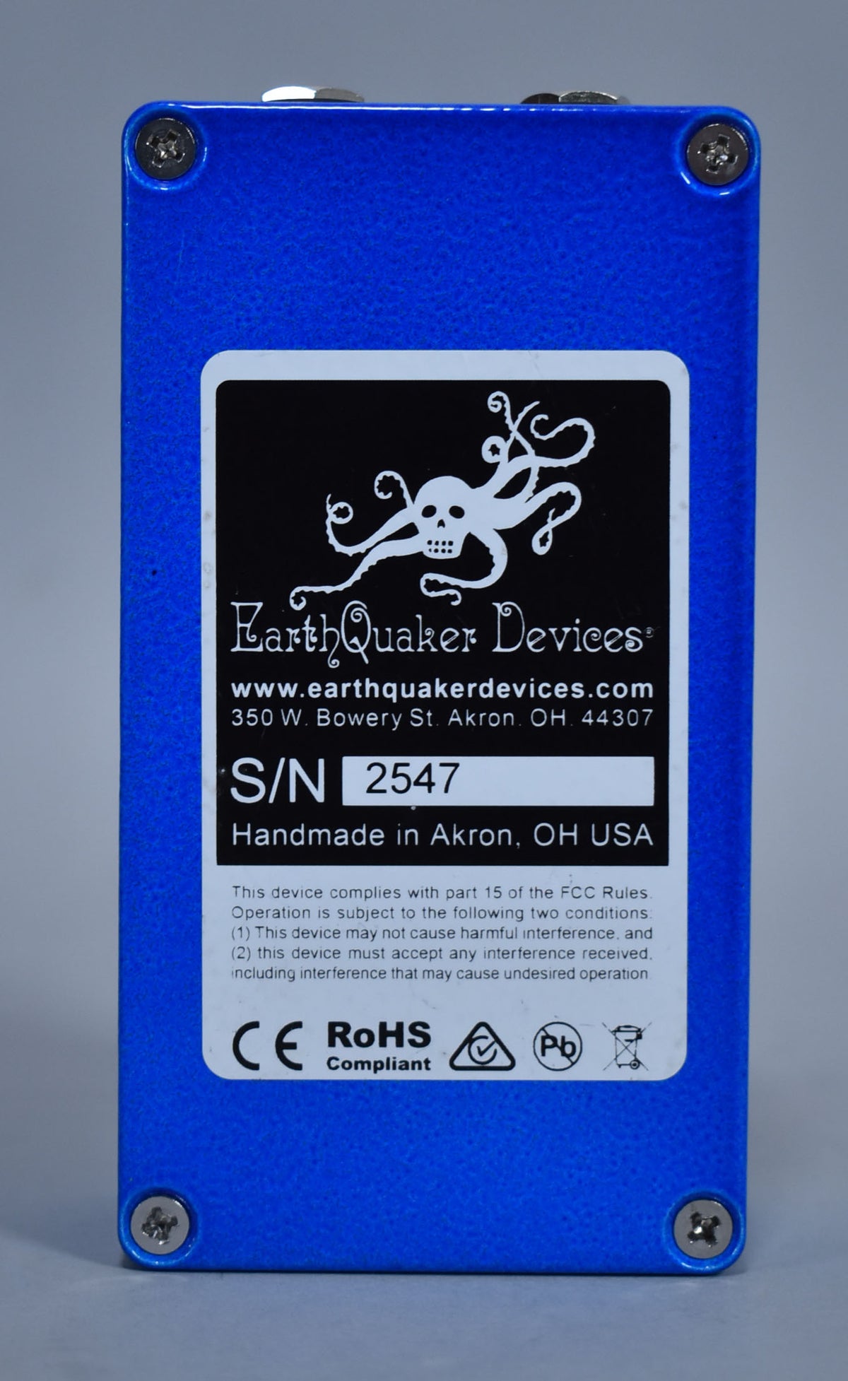 Earthquaker Devices Park Fuzz Sound