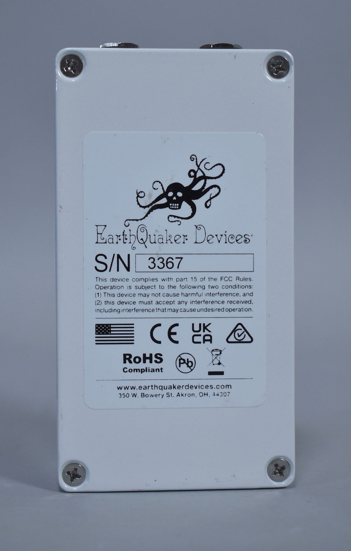 Earthquaker Devices White Light Legacy Reissue Overdrive