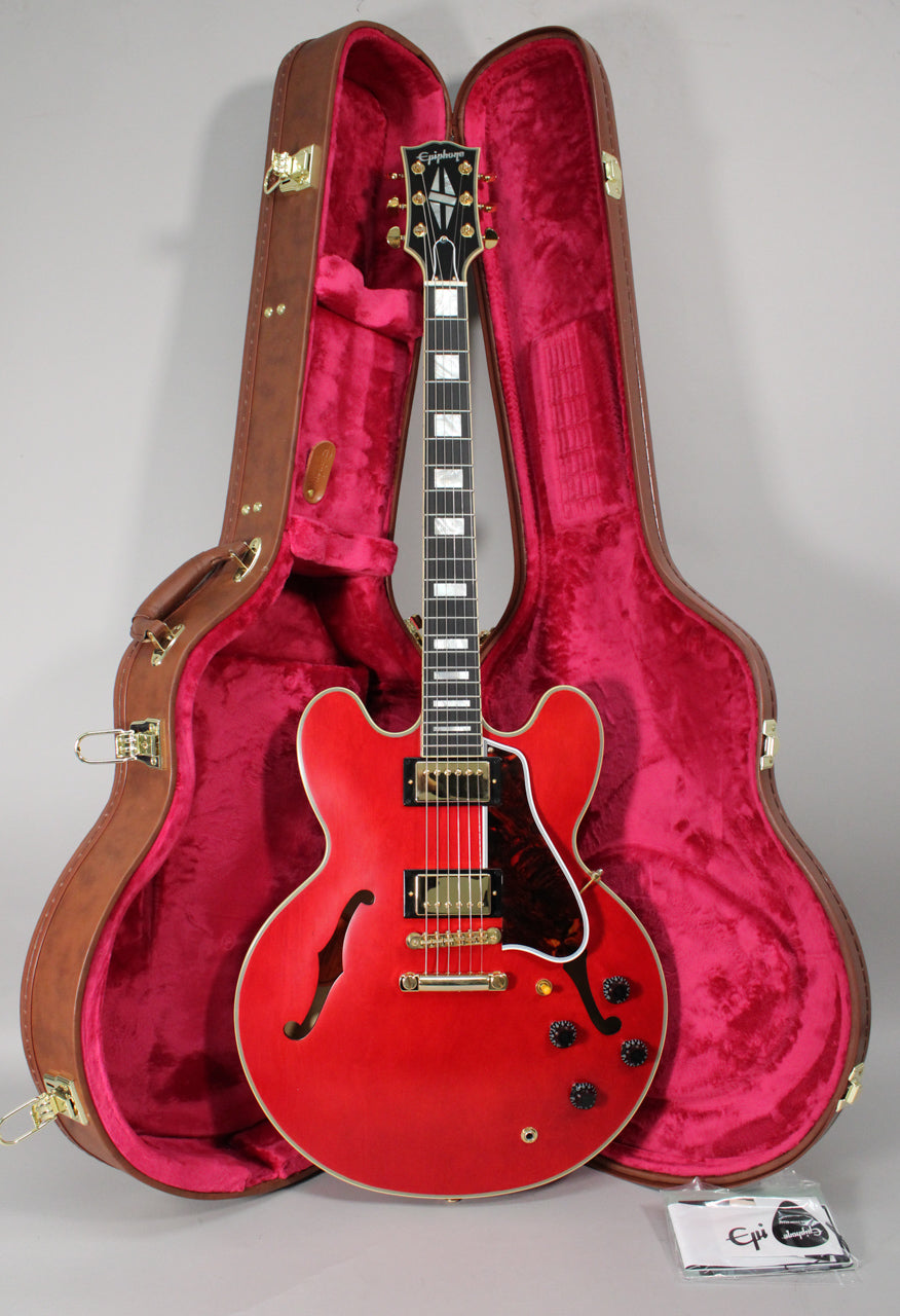 Epiphone by Gibson フライングV エレキギター チェリーレッド Epiphone Inspired By Gibson '59 ES-355 Cherry Red w/OHSC