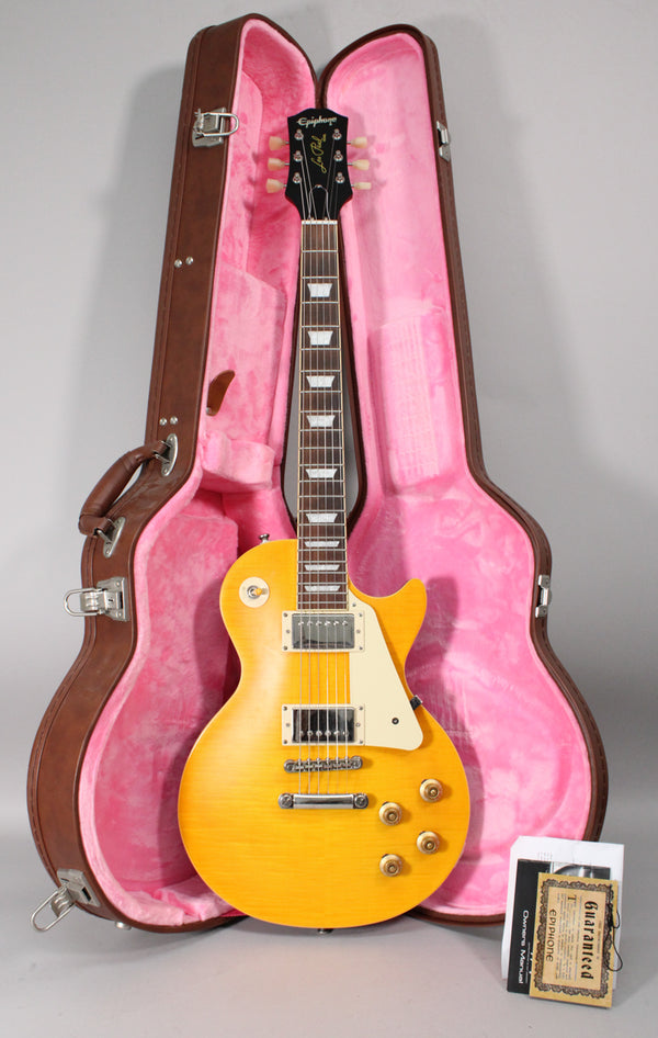 Epiphone-Inspired-By-Gibson-Custom-1959-Reissue-Les-Paul-Lemon-Burst-1