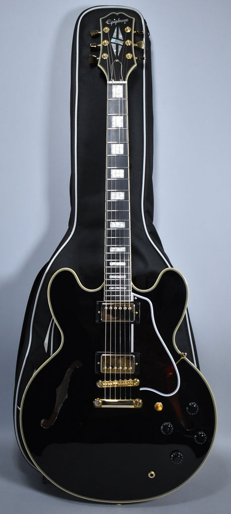Epiphone ES-335 Semi-Hollowbody Ebony w/OSSC