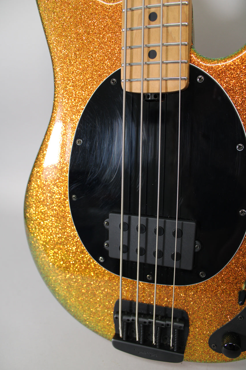 Ernie Ball Music Man DarkRay Gold Bar w/ Padded Case