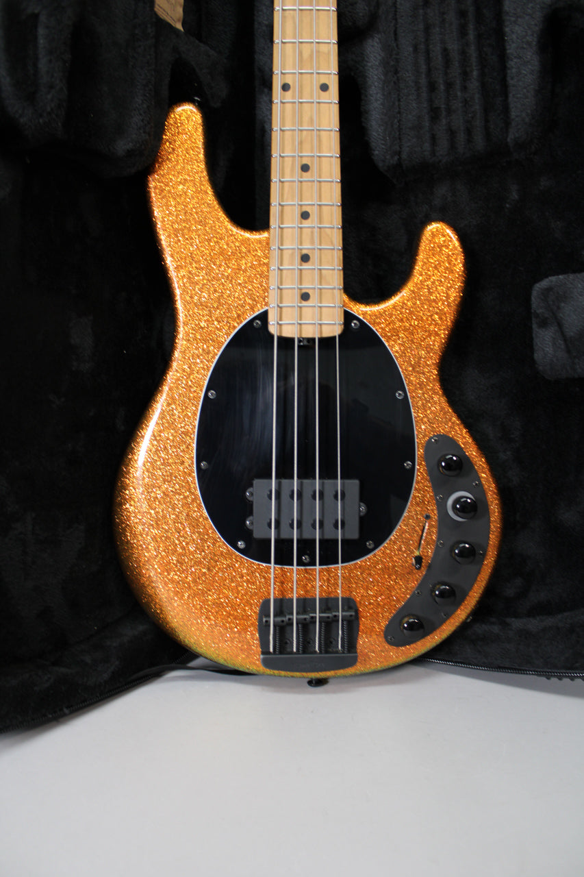 Ernie Ball Music Man DarkRay Gold Bar w/ Padded Case