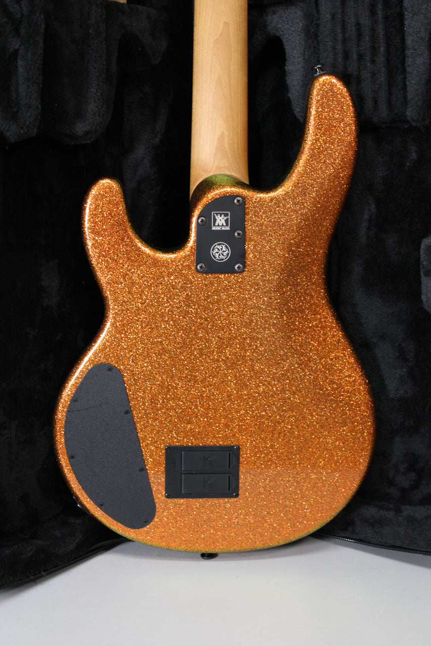 Ernie Ball Music Man DarkRay Gold Bar w/ Padded Case