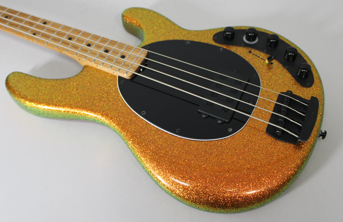 Ernie Ball Music Man DarkRay Gold Bar w/ Padded Case