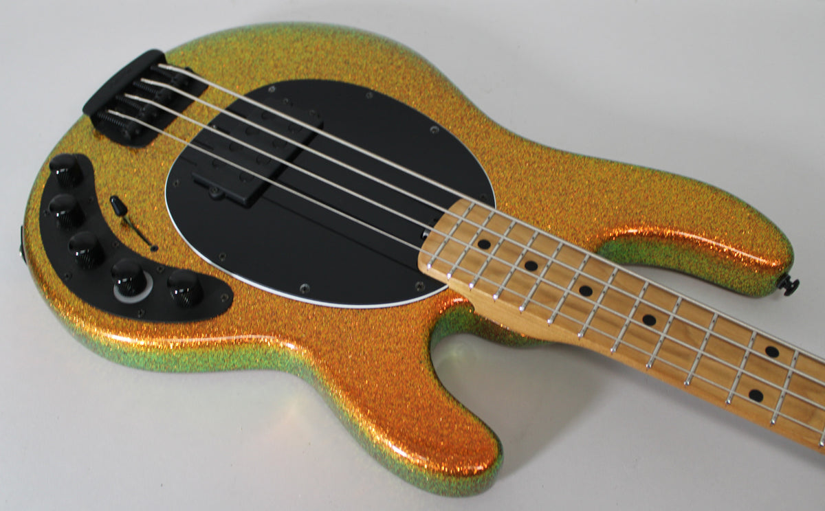 Ernie Ball Music Man DarkRay Gold Bar w/ Padded Case