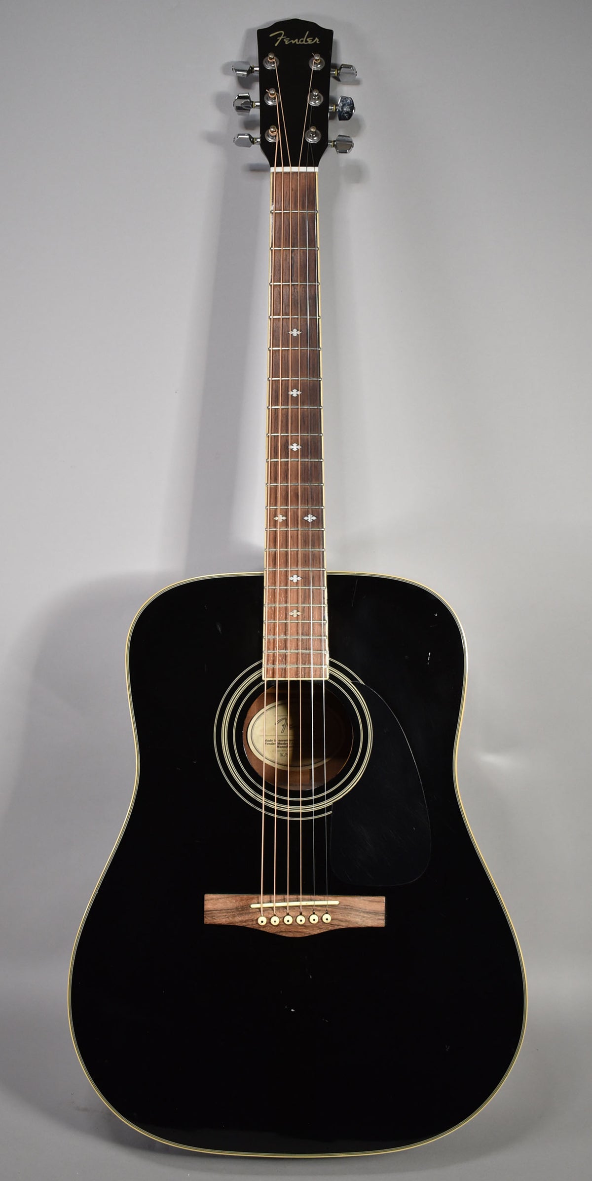Fender DG-16 アコースティックギター 1997 Fender DG-16 Acoustic Black – Imperial Vintage Guitars