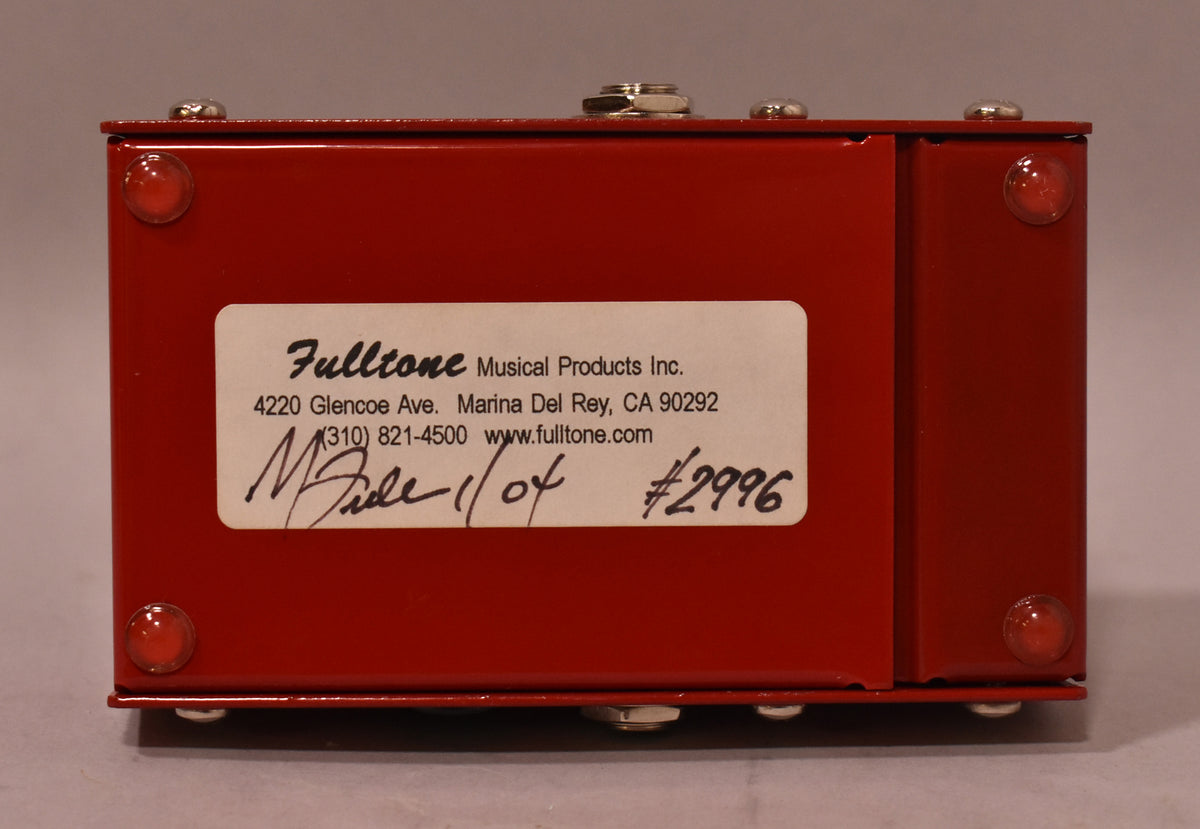 Fulltone Distortion Pro Effect Pedal Red