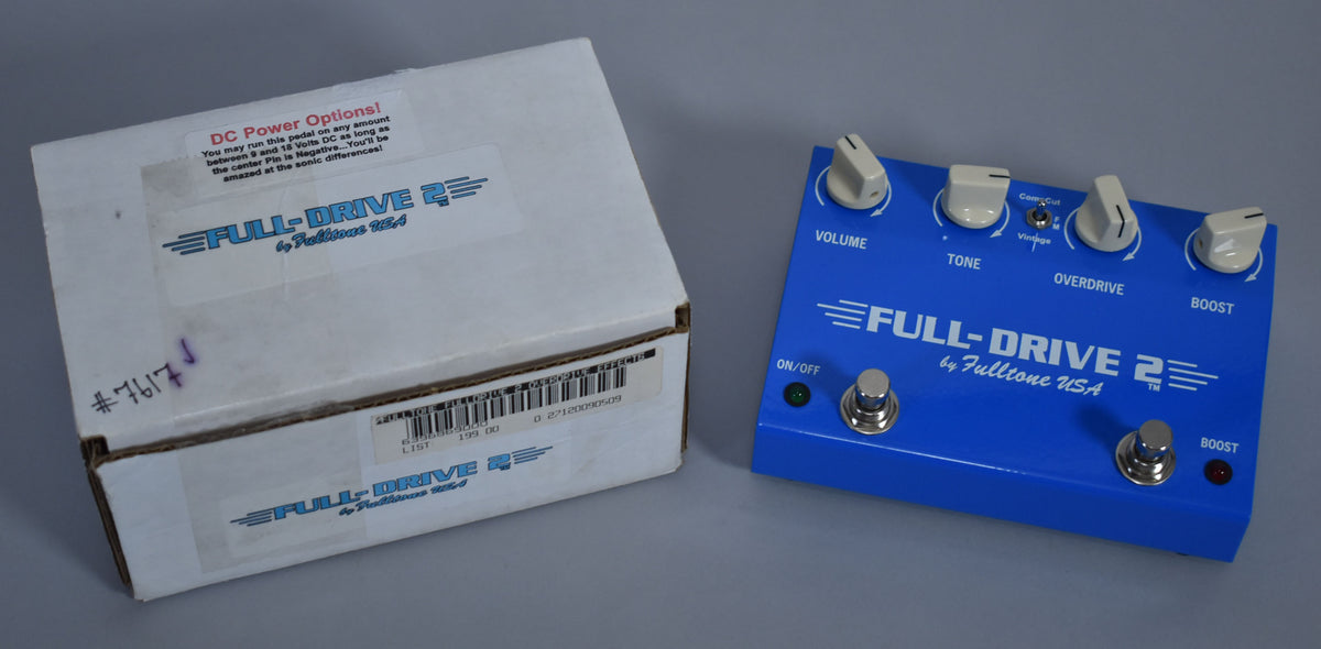 Fulltone Full Drive 2 (Non-MOSFET) Overdrive Pedal