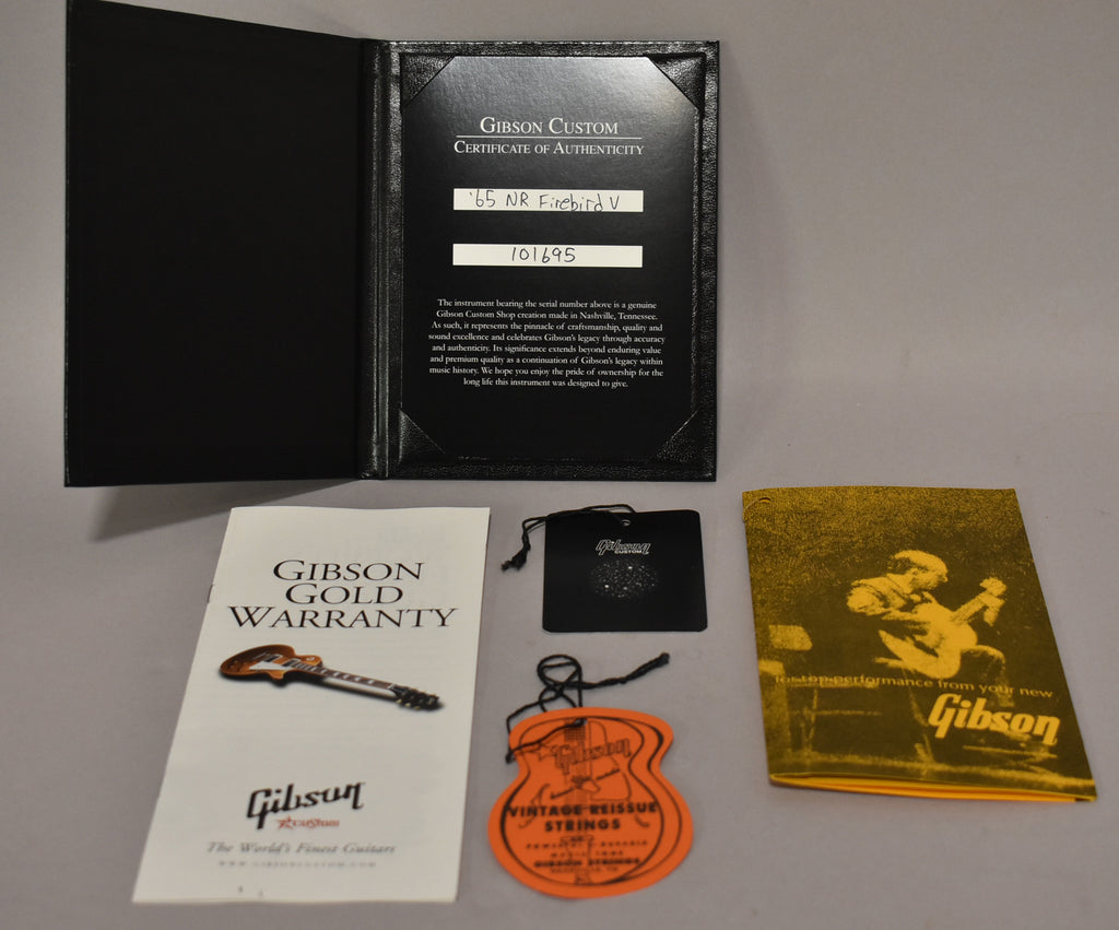 2026 Gibson Custom '65 Non-Reverse Firebird V Capri Orange VOS w/OHSC