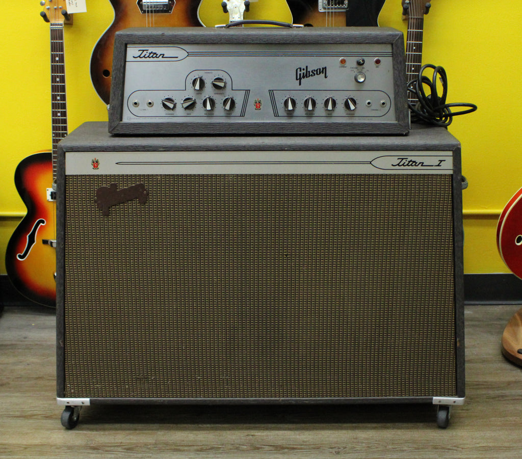 1964 Gibson Titan I Head + Matching Cab – Imperial Vintage Guitars