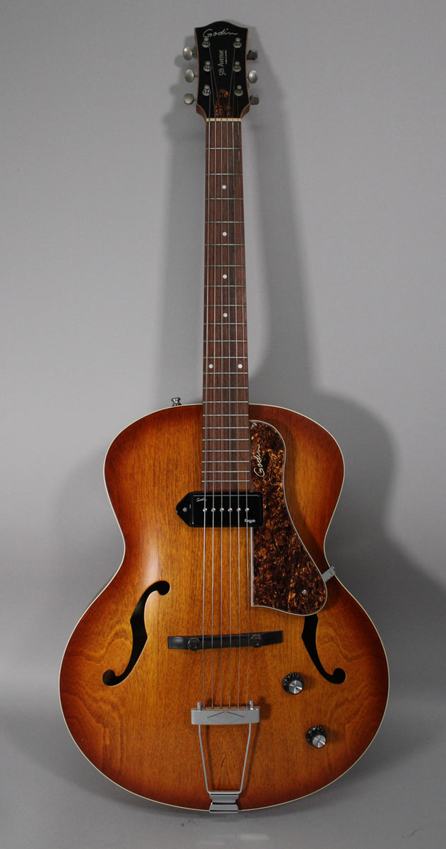 ゴダン5th Avenue Kingpin P90 Cognac Burst Godin 5th Avenue Kingpin Cognac Burst – Imperial Vintage Guitars