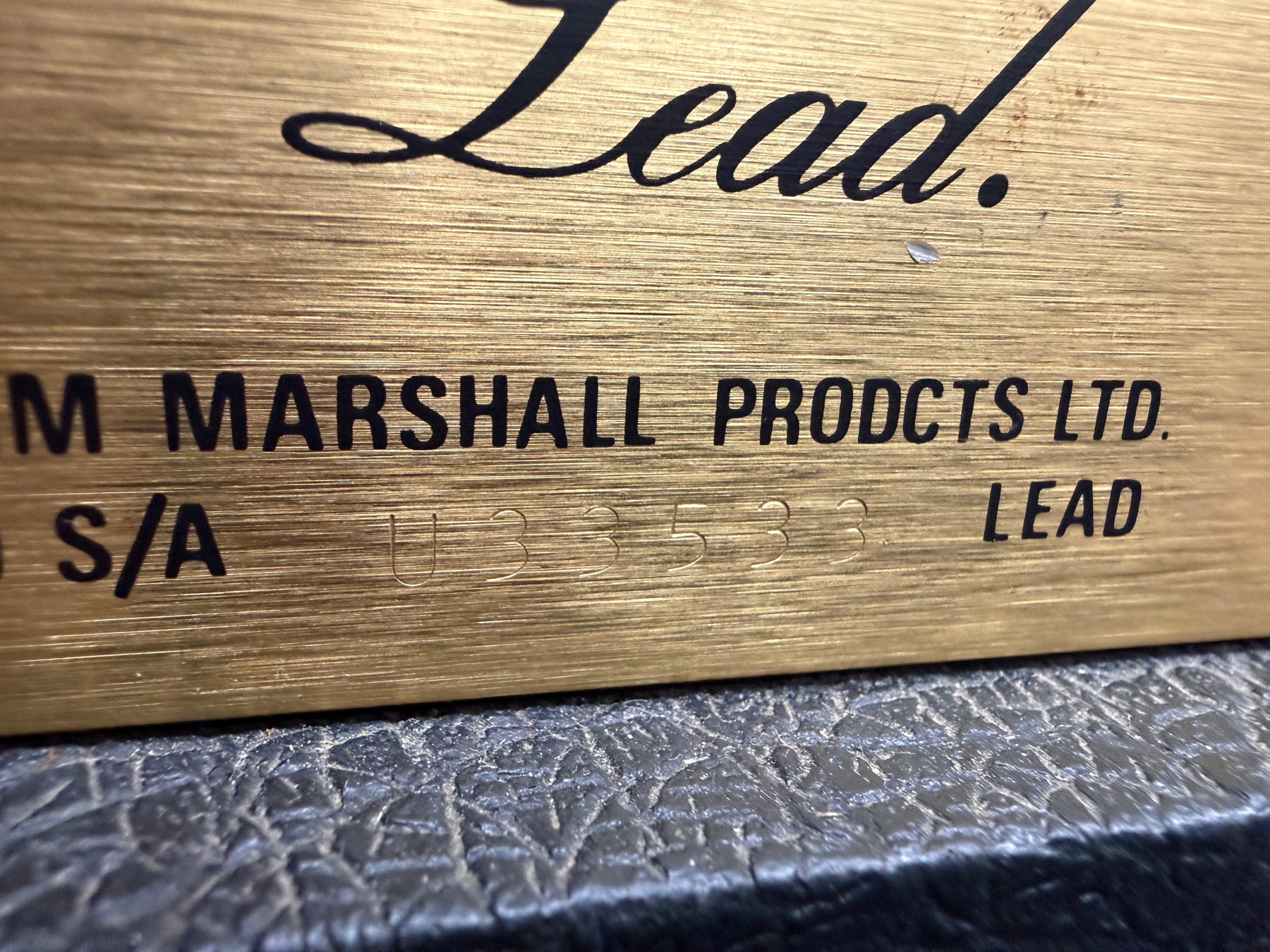 1986 Marshall JCM 800 Lead Series Model 2204 50w Head