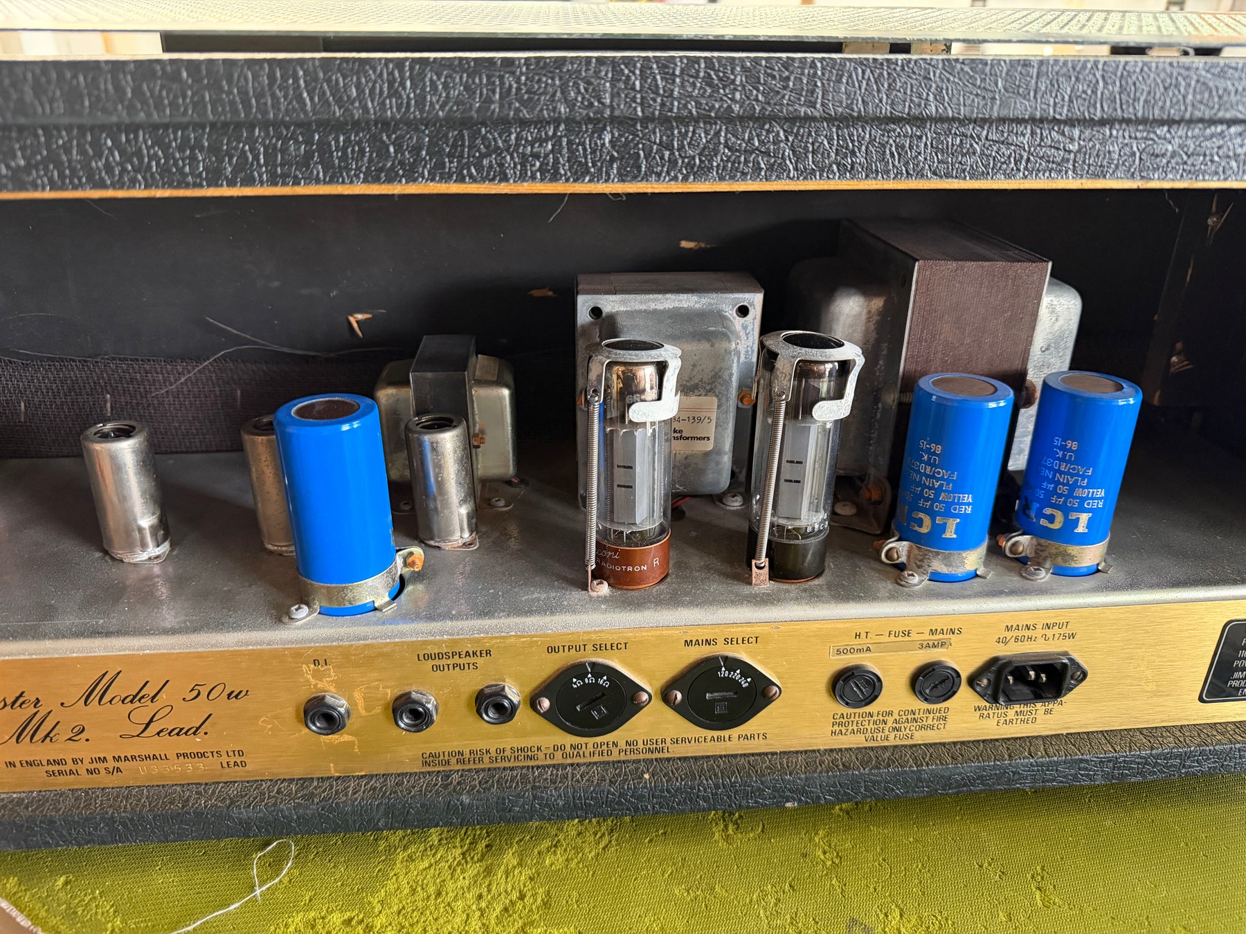1986 Marshall JCM 800 Lead Series Model 2204 50w Head