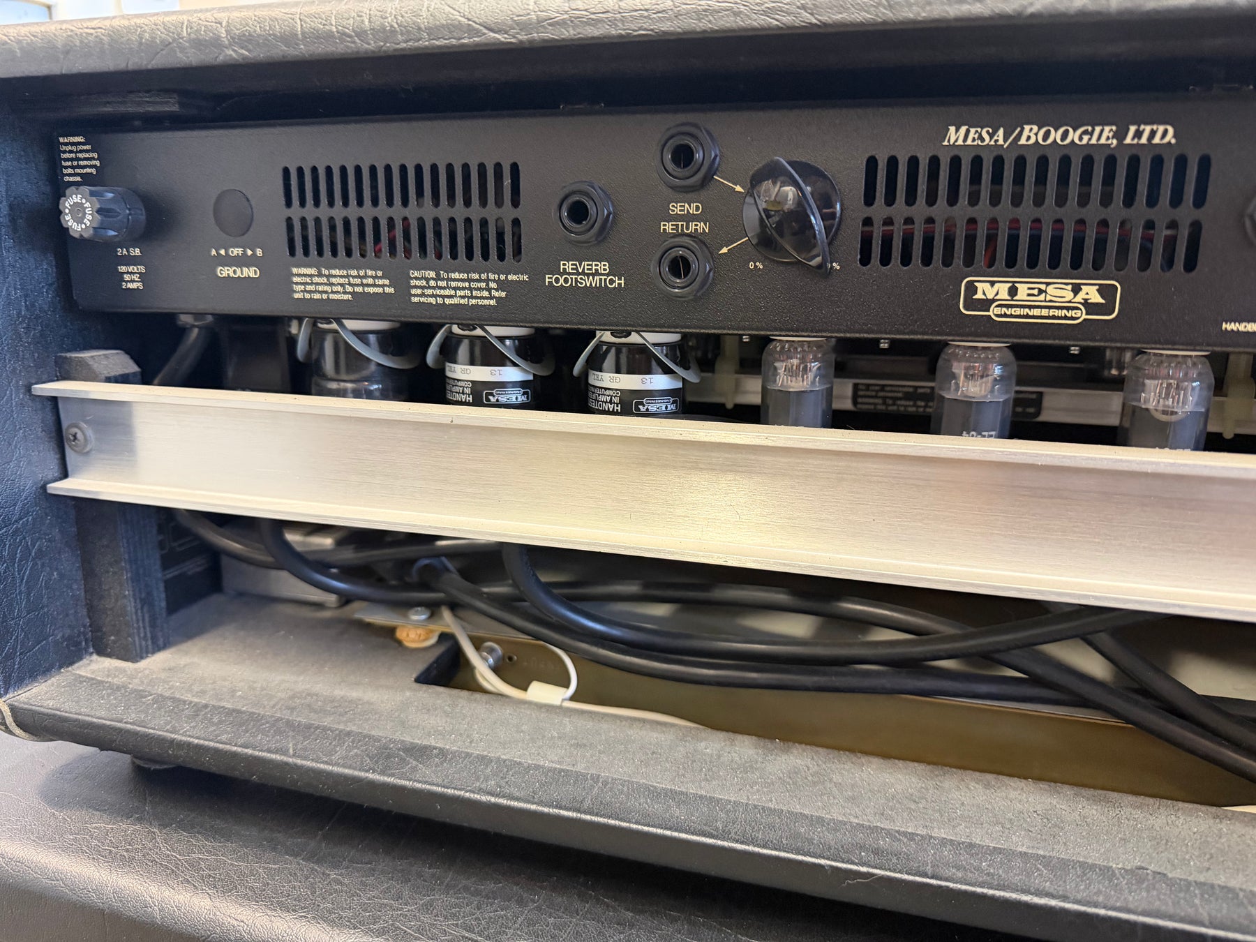 Mesa Boogie Dual Rectifier Blue Angel 2-Channel 38w Tube Guitar Head + 2x12" Cabinet w/ Covers