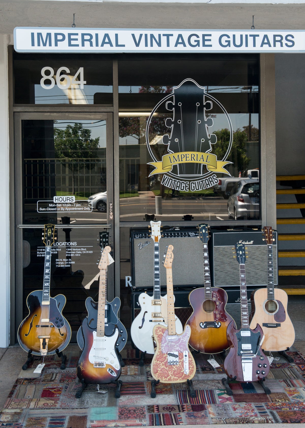 Imperial Vintage Guitars storefront in Orange