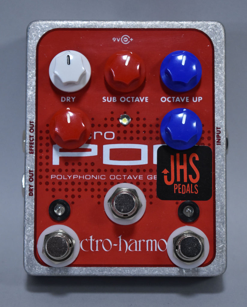 JHS Electro-Harmonix Micro Pog Pedal with "Quadra Pog" Mod