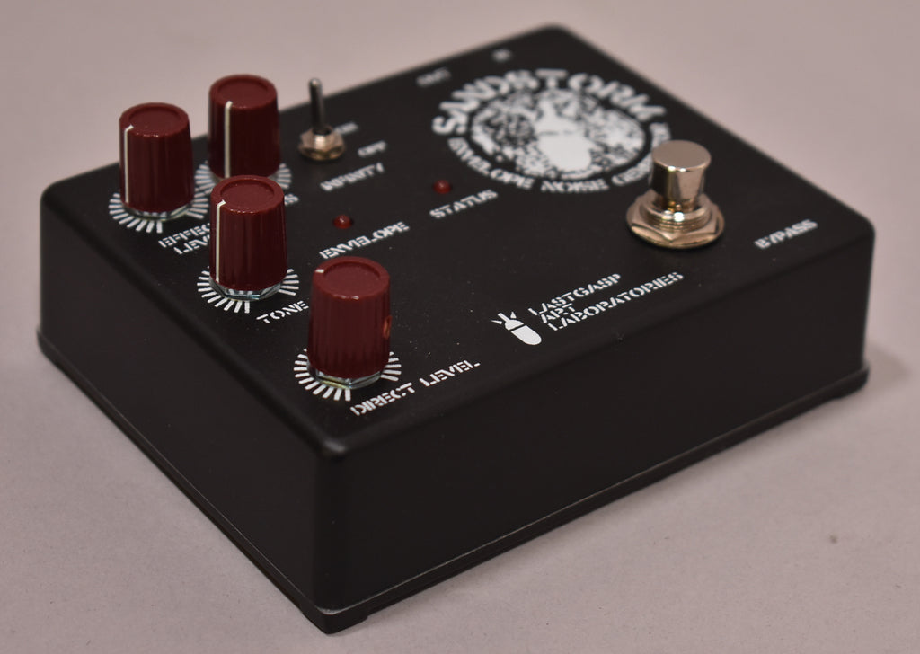 Lastgasp Art Laboratories Sandstorm Envelope Noise Generator Effect Pedal Black w/BOX