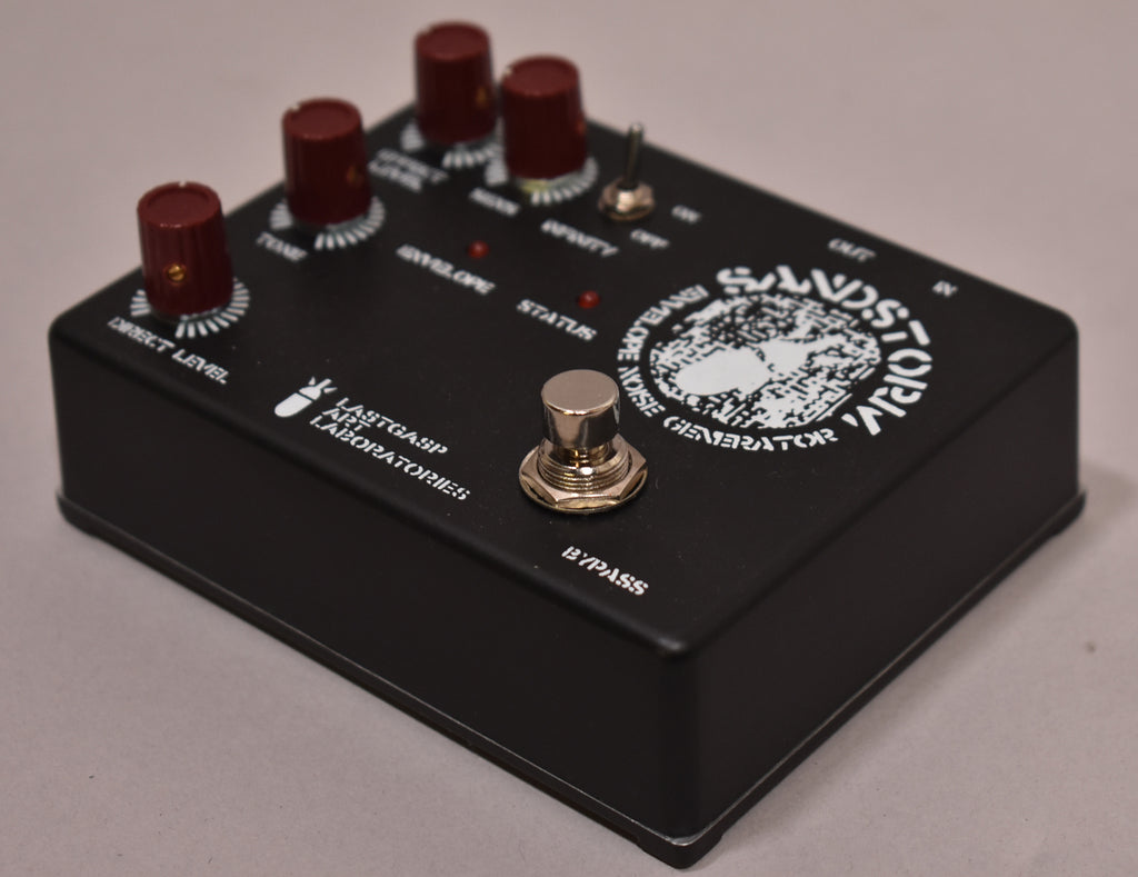 Lastgasp Art Laboratories Sandstorm Envelope Noise Generator Effect Pedal Black w/BOX