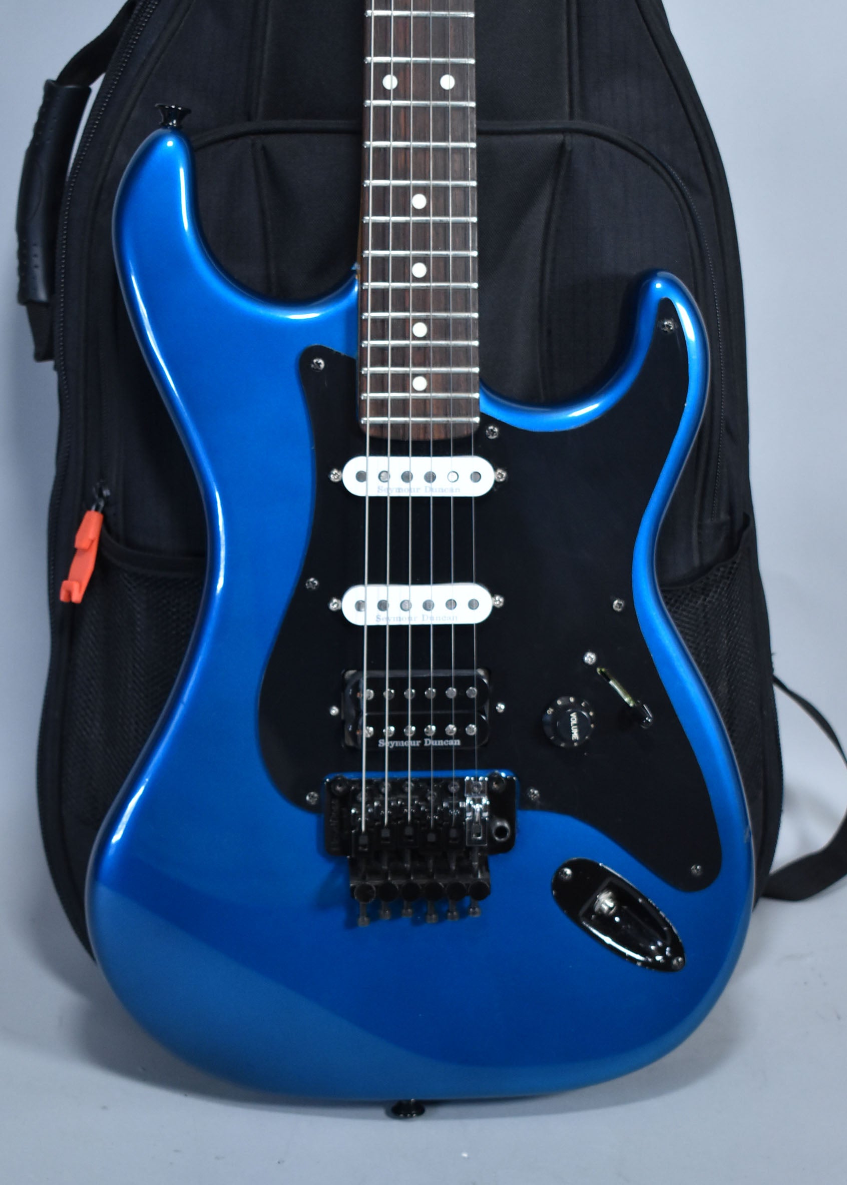 Late '80s Kramer Focus 3000D Modified | Metallic Blue w/SSC