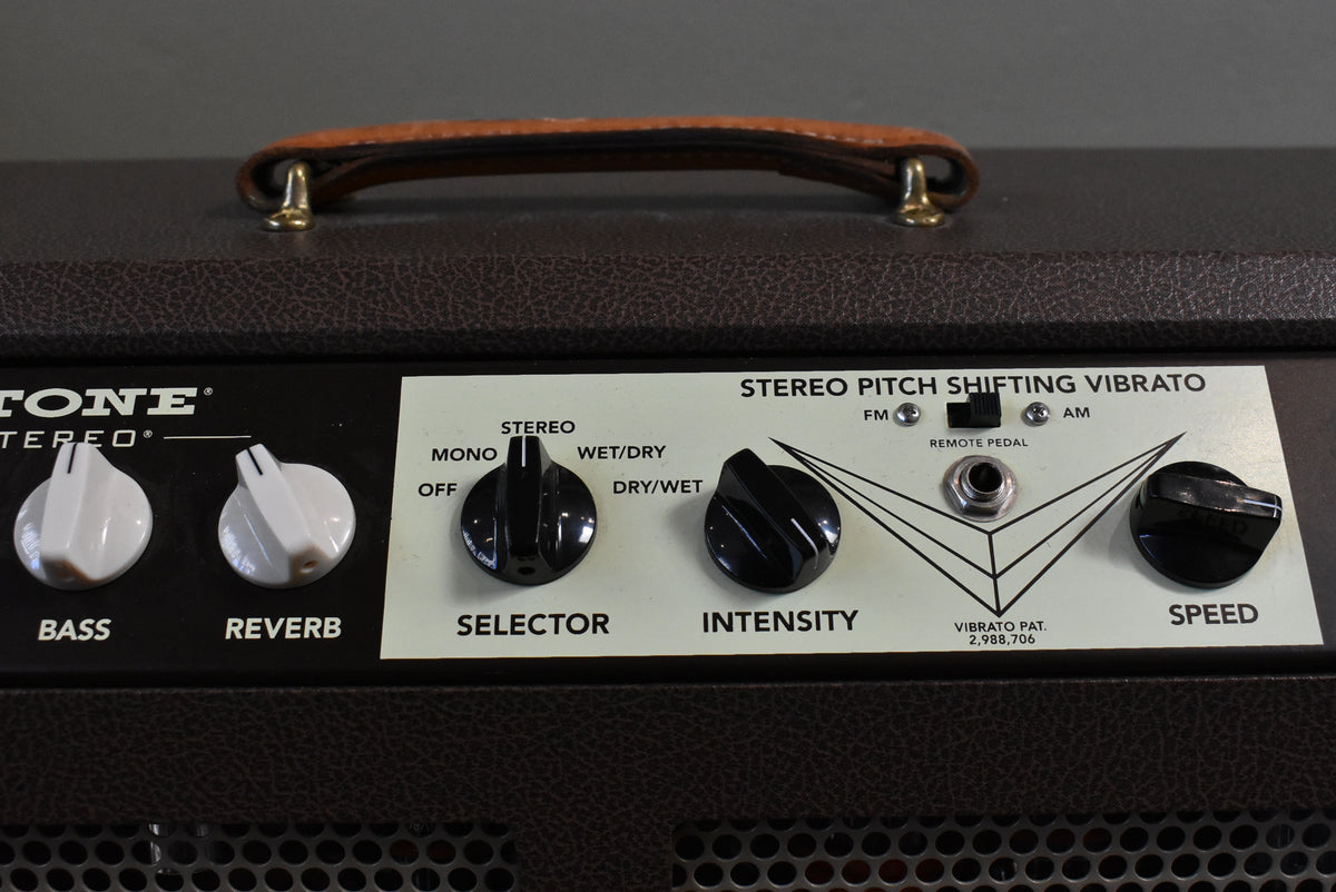 Magnatone Twilighter Stereo 2x12" Combo Tube Amplifier Brown w/Cover