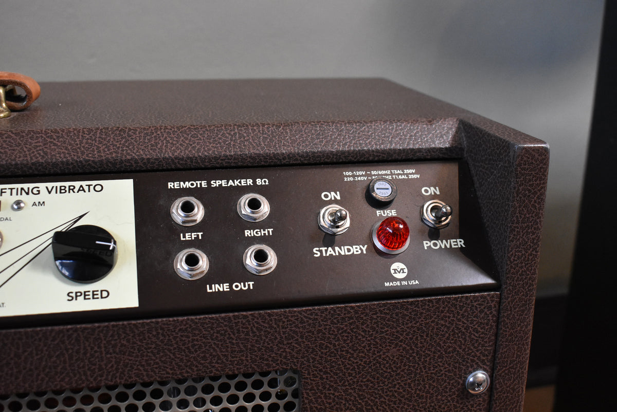 Magnatone Twilighter Stereo 2x12" Combo Tube Amplifier Brown w/Cover
