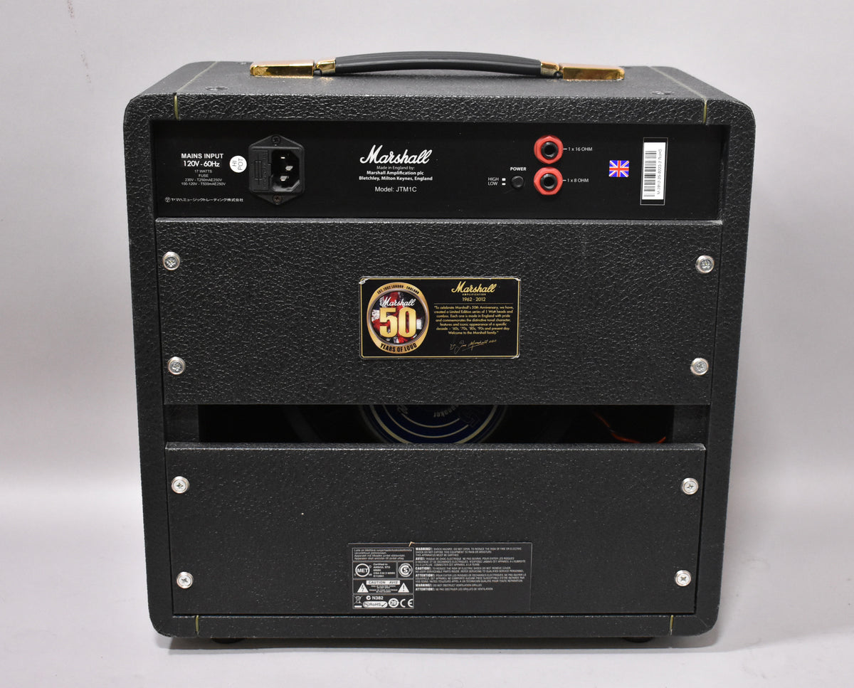 2012 Marshall JTM 1C 50th Anniversary Combo Amplifier Plexi
