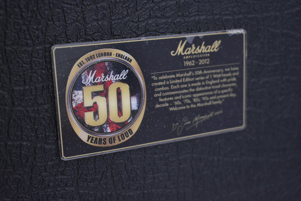 2012 Marshall JVM 1C 50th Anniversary Combo Amplifier Black