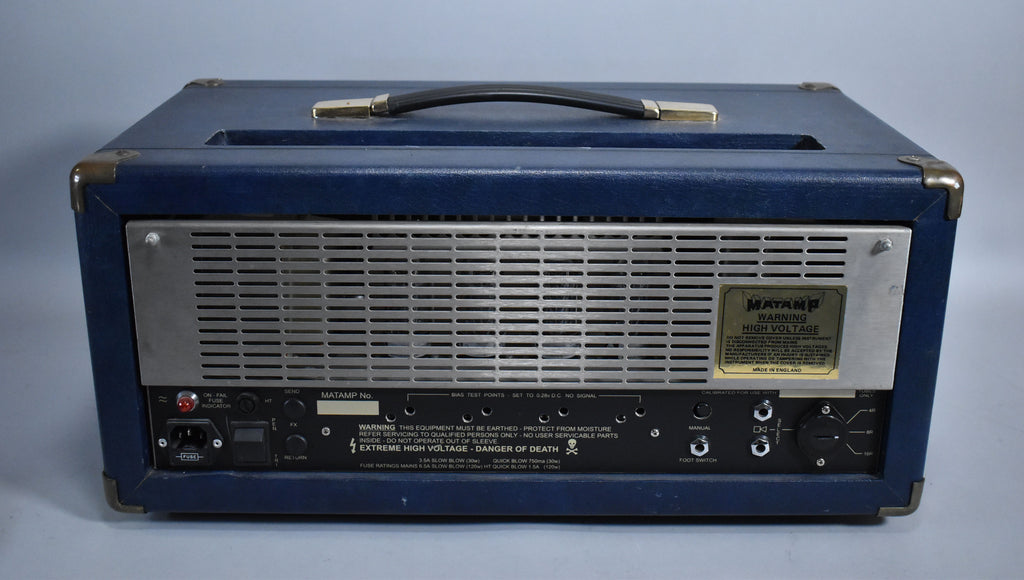 Matamp 1224 MKII Tube Amplifier Head Custom Order Blue