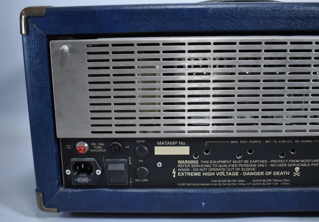 Matamp 1224 MKII Tube Amplifier Head Custom Order Blue