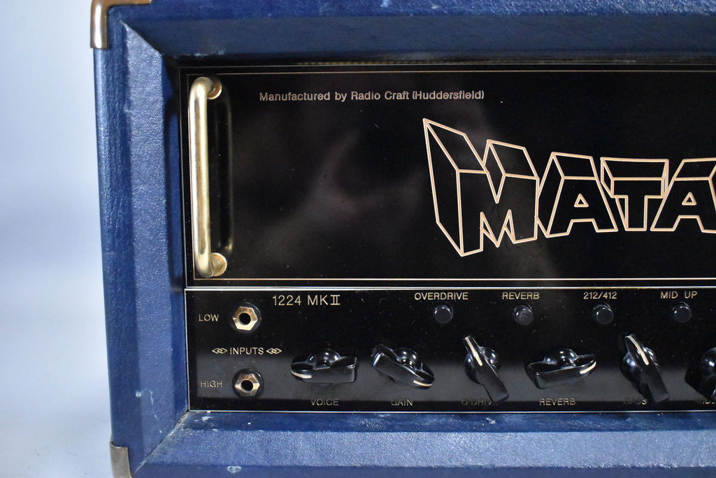 Matamp 1224 MKII Tube Amplifier Head Custom Order Blue