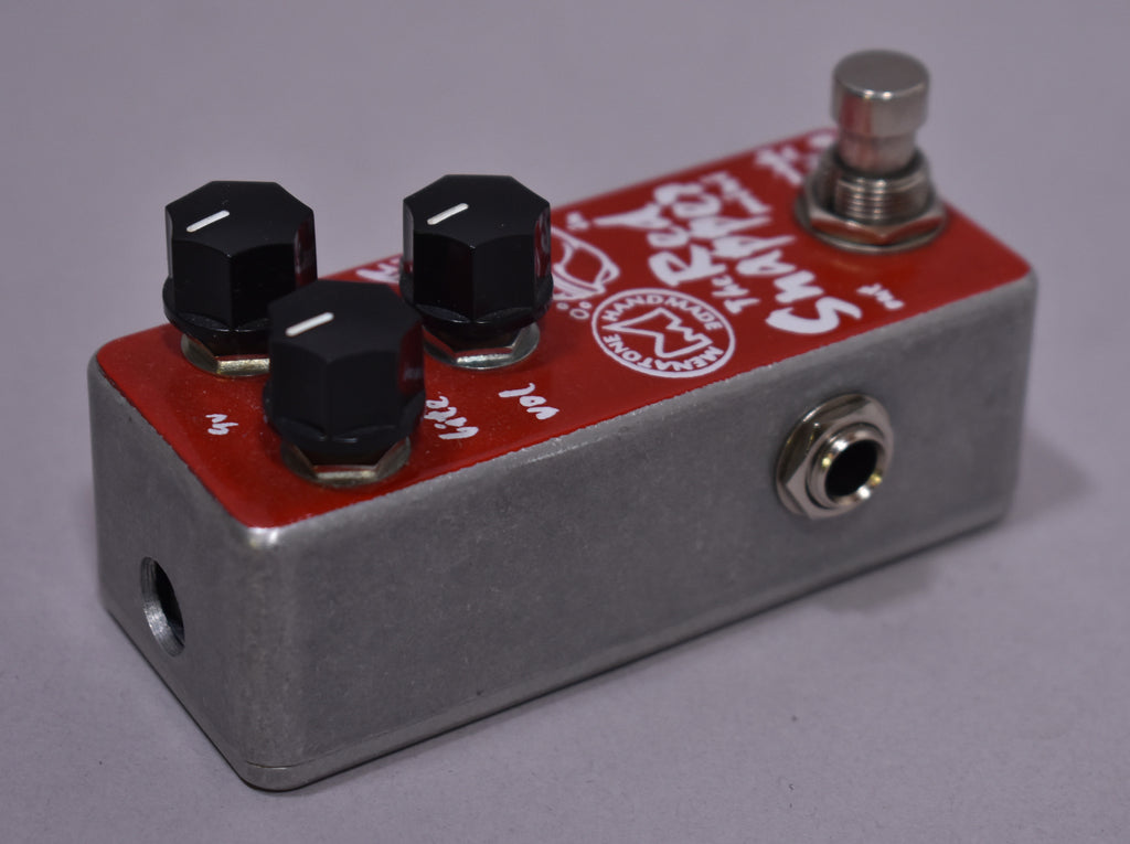 Menatone Red Snapper Mini Overdrive Effects Pedal Silver w/Box