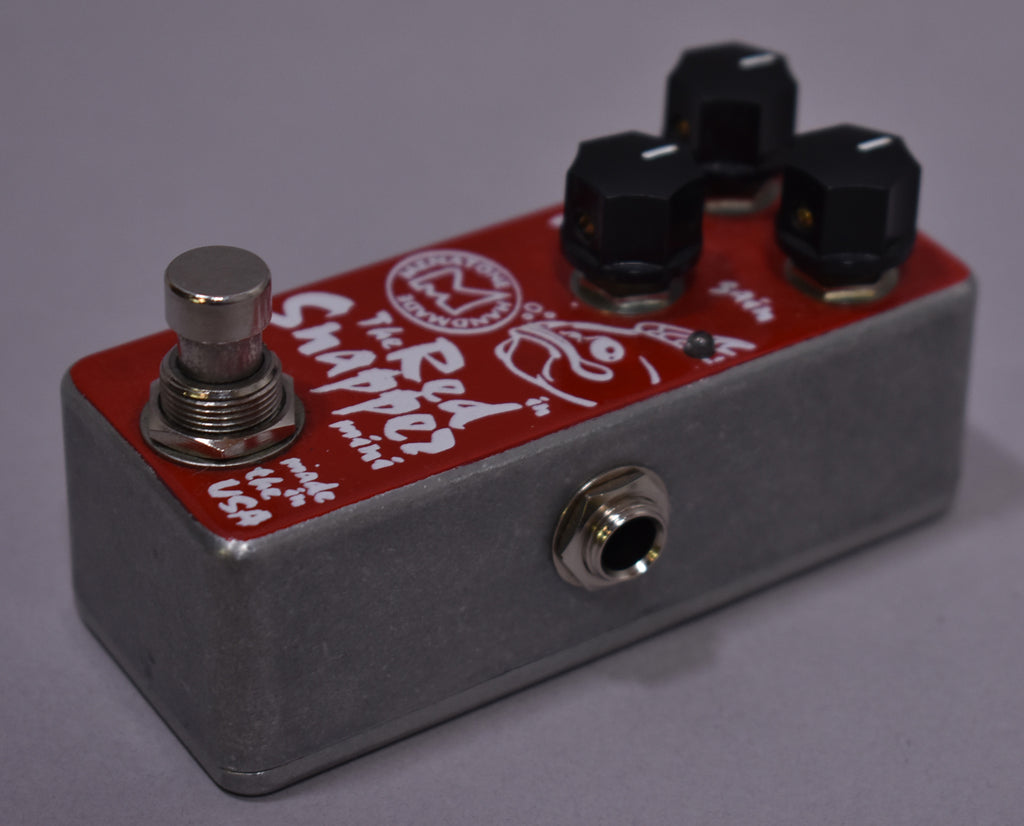 Menatone Red Snapper Mini Overdrive Effects Pedal Silver w/Box