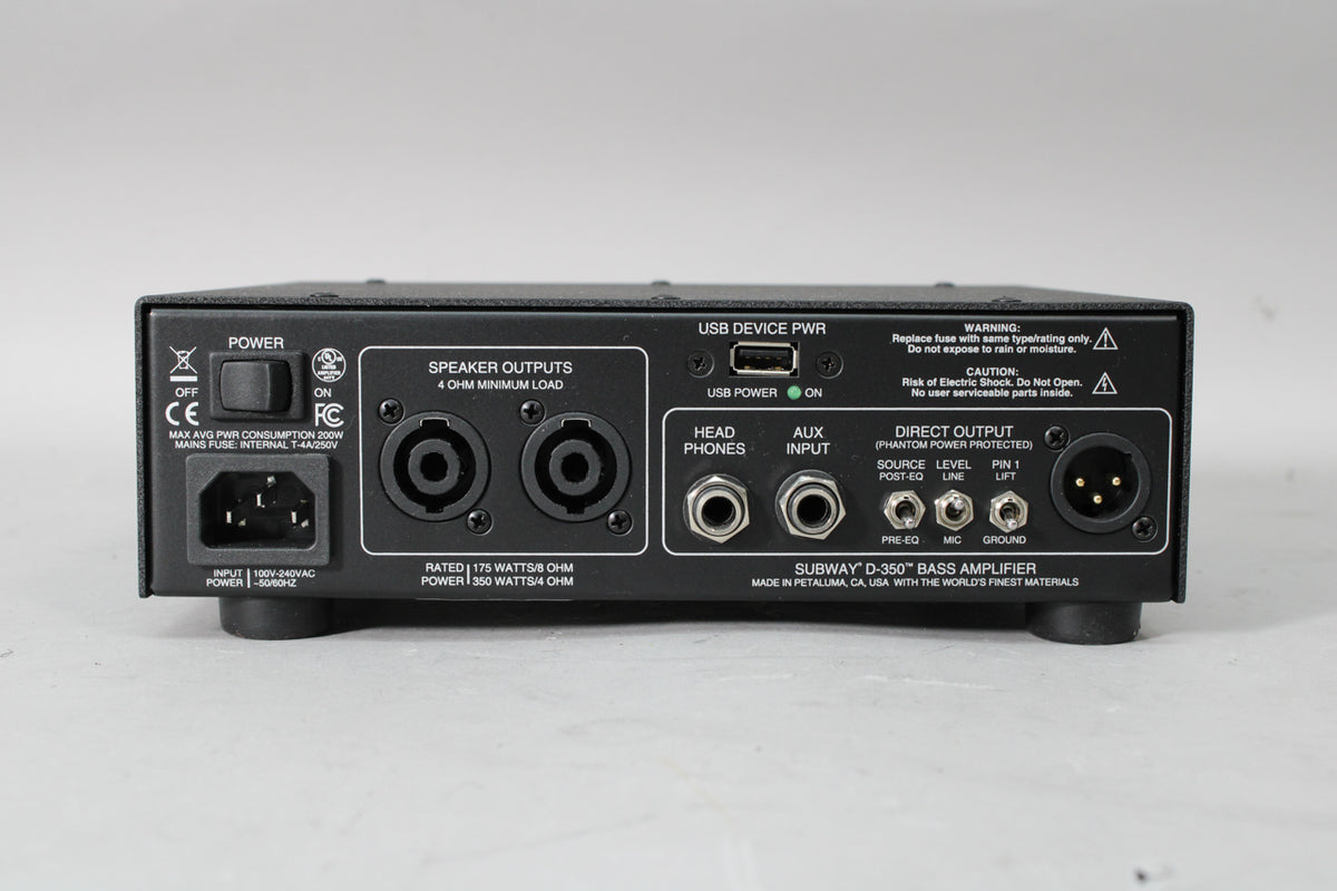 Mesa Boogie Subway D-350 Head w/ Bag