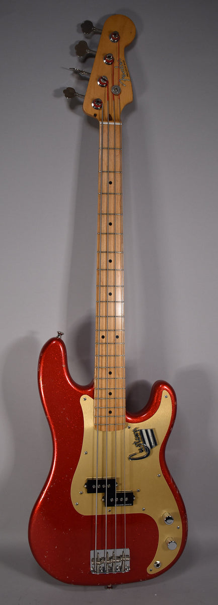 777 Guitars '59 P-Style Bass Aged Red Sparkle – Imperial Vintage