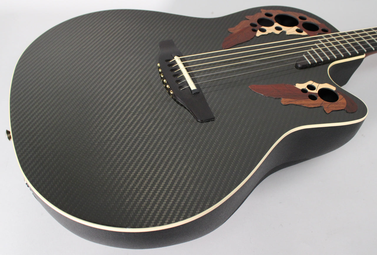 2002 Ovation Adamas CVT-W597 Black Carbon Fiber w/OHSC – Imperial