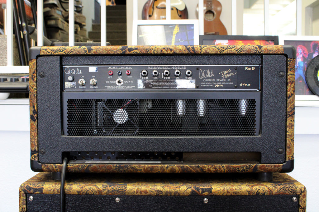 PRS Original Sewell 50 Paisley 50w Head With Paisley Port City 2x12 Cabinet Signed #4/100