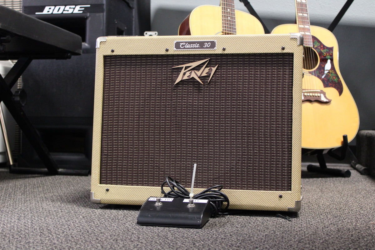 Peavey Classic 30 Tweed 1x12" Combo Amp w/ Footswitch