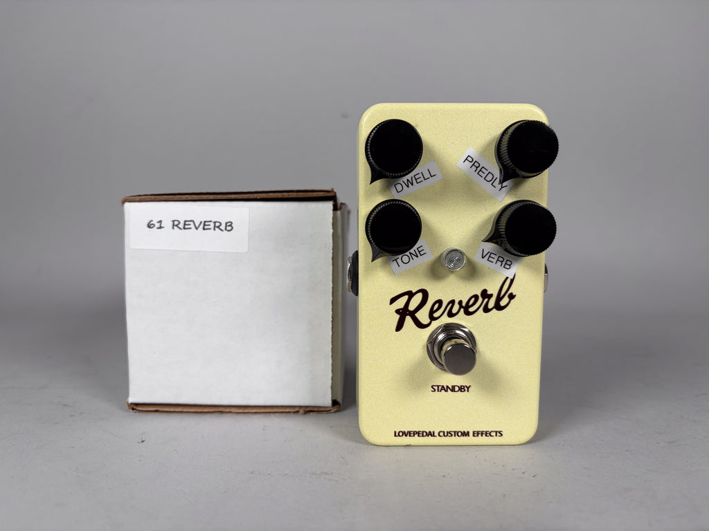 Lovepedal '61 Reverb Cream Effect Pedal w/Box