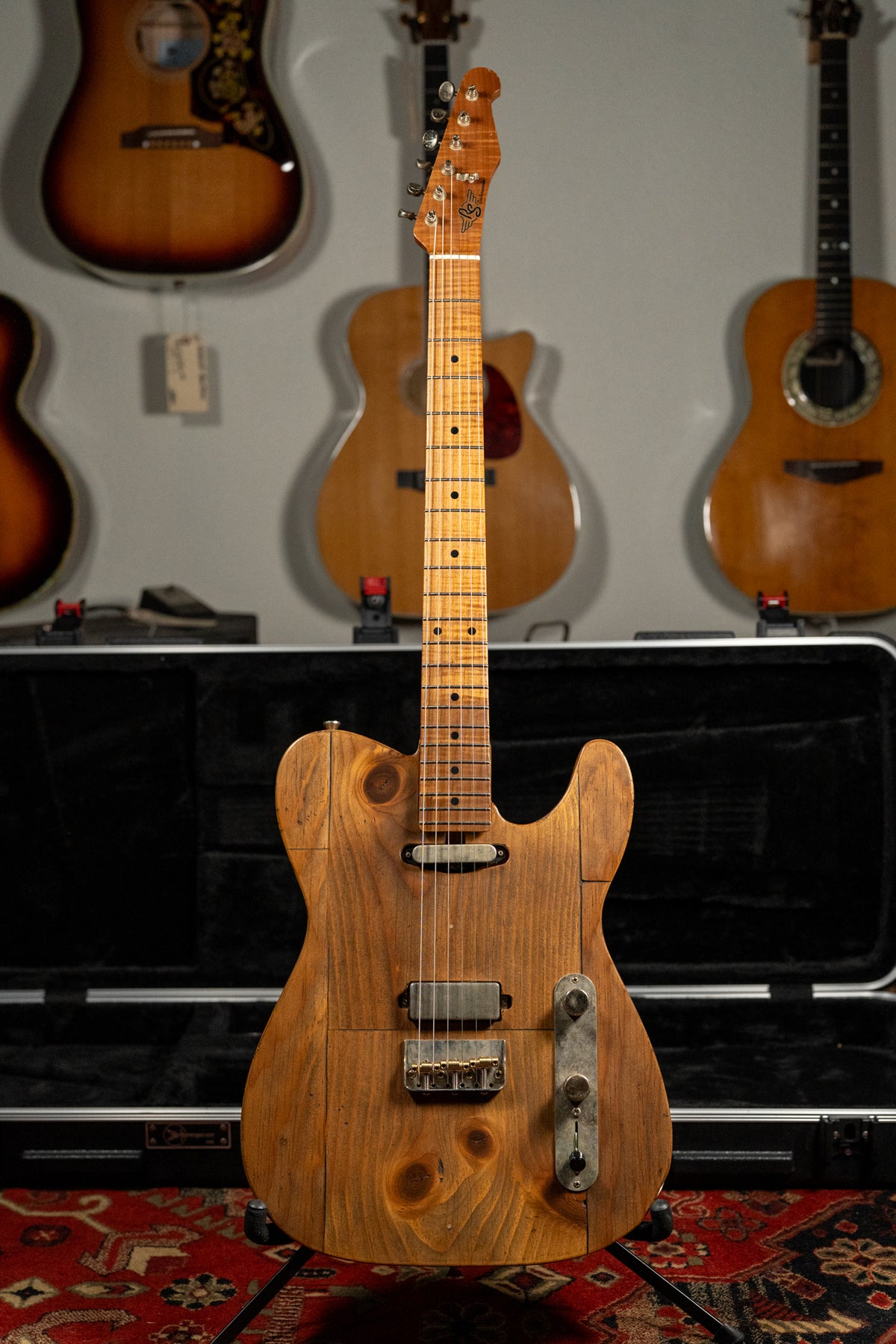 RS Guitarworks Pine Floor Slab T-Style 180 y/o Pine Body w/HSC