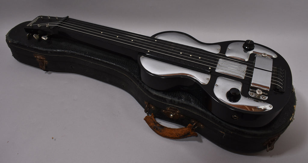 c. 1937 Rickenbacker Electro Model B Lap Steel Bakelite Chrome w/OHSC