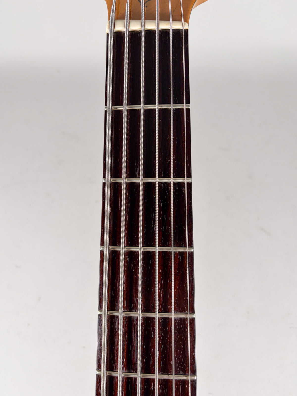 Roscoe SKB 6-String Bass Natural Finish w/OSSC