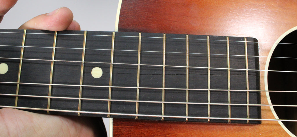 1950s Silvertone 605 Parlor Sunburst Acoustic Guitar w/OHSC