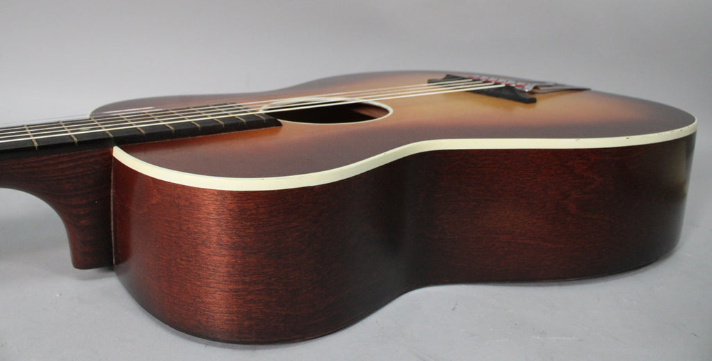 1950s Silvertone 605 Parlor Sunburst Acoustic Guitar w/OHSC