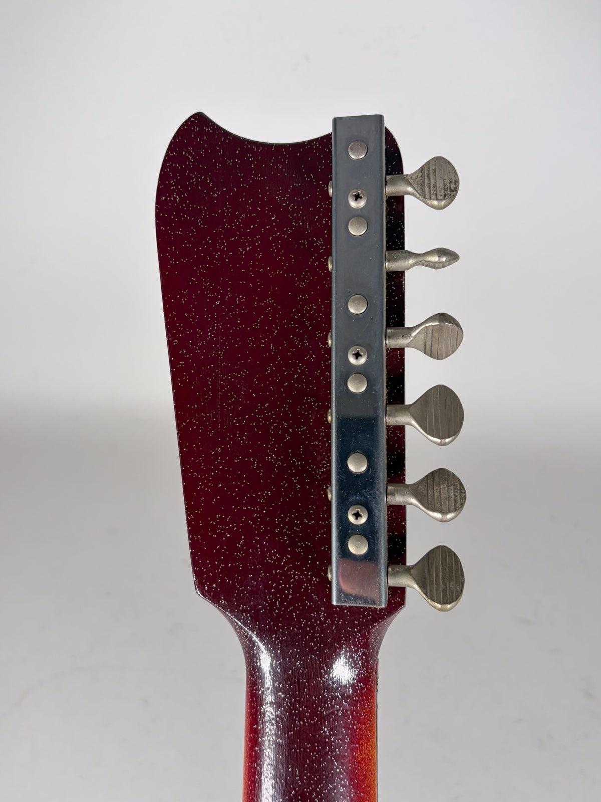 Circa 1960 's Silvertone Model 1457 Guitar And Amplifier "Amp In Case" Red Sparkle