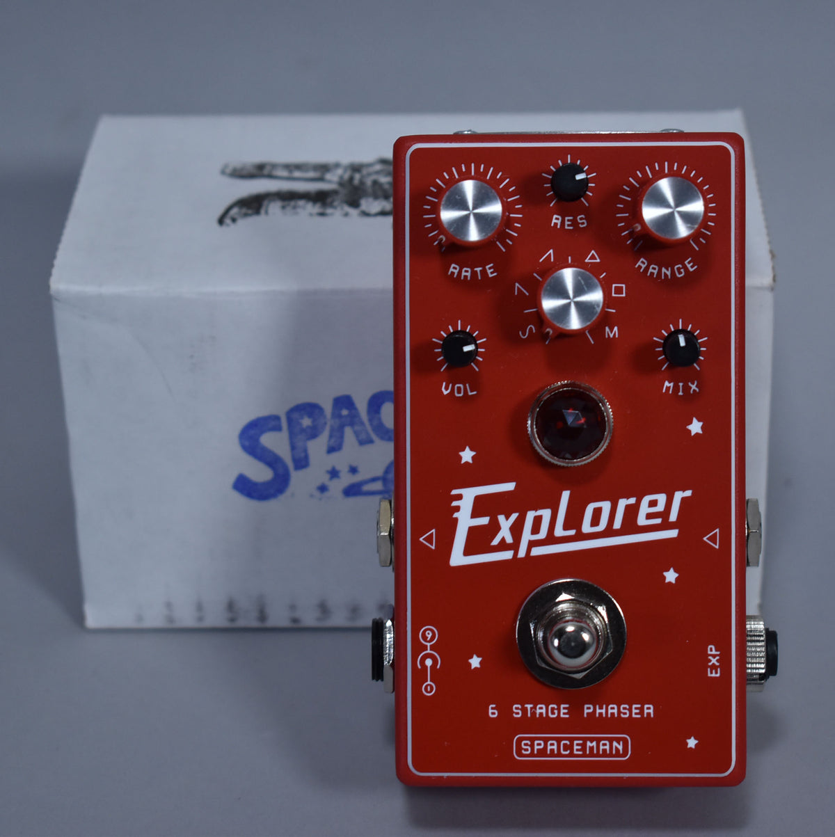 Spaceman Explorer 6 Stage Phaser Pedal - Red
